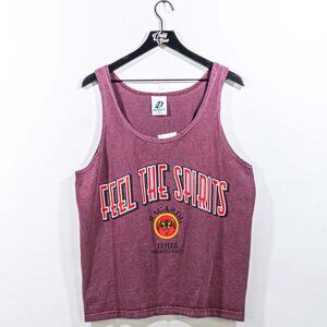 Bacardi Rum Puerto Rico Tour Tank Top T-Shirt Medium VTG Retro Liquor